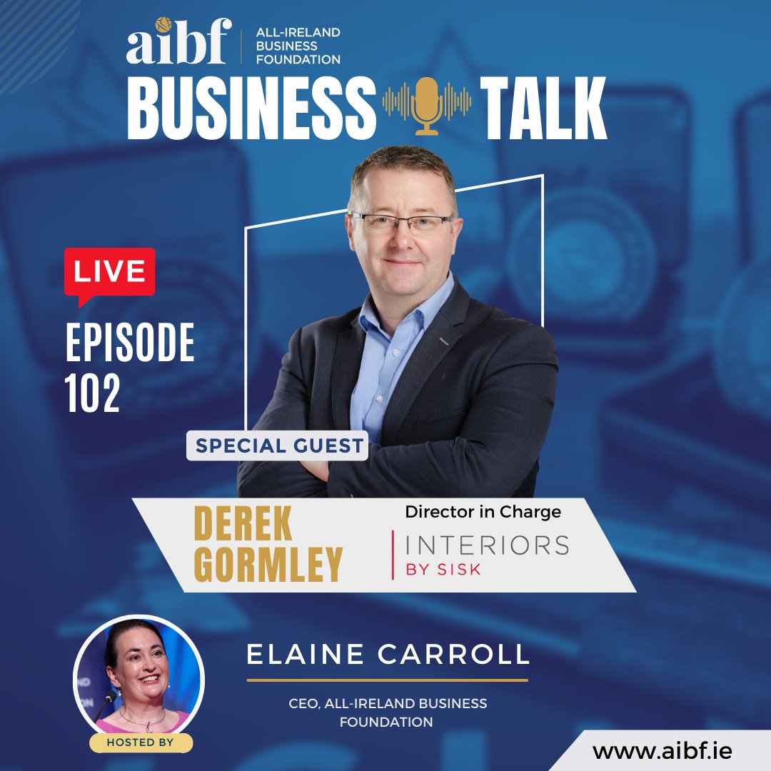 In this week's AIBF Business Talk podcast, Derek Gormley, Director in Charge at Interiors by Sisk, discusses the evolution of modern workspaces and the role of smart technologies in transforming the industry.

🎧 Tune-in now: shorturl.at/kJPQS 

#AIBF #fitoutinteriors
