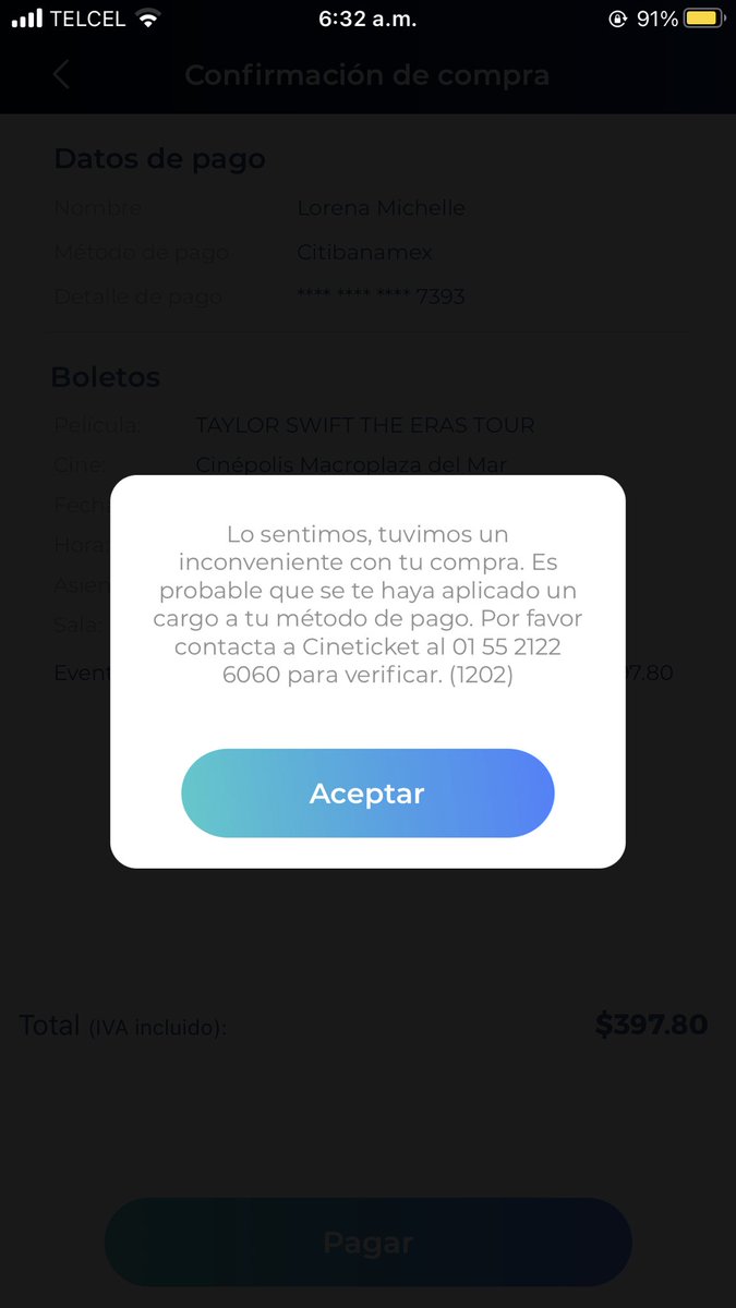 LorenaMichelle0's tweet photo. Ya aviéntame mis boletossss😭😭😭
@Cinepolis @AyudaCinepolis https://t.co/DBc9fZZ0Ul