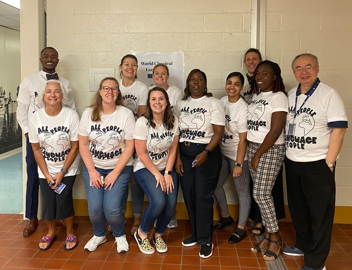 All people are language people! #omhsWCL