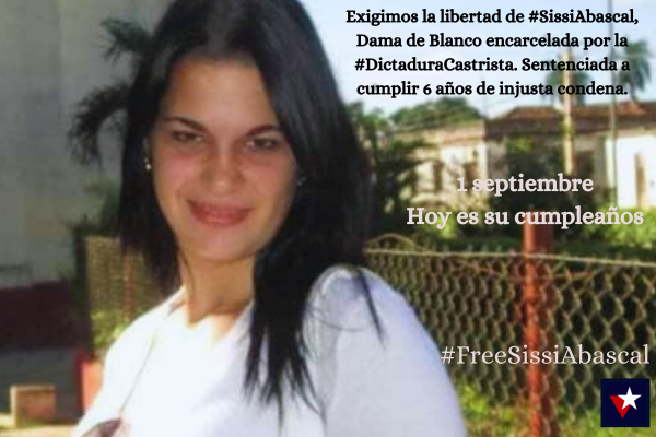 vozdelafnca's tweet photo. #CANF #Fnca #FreeSissiAbascal #PresosPorQue #LibertadParaTodosLosPresosPoliticosEnCuba https://t.co/OuCkiJ3ljc
