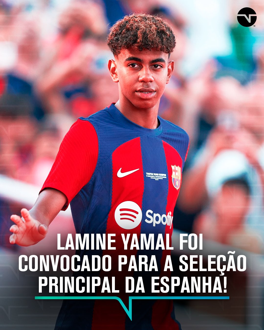 Lamine Yamal se torna o jogador mais jovem a ser titular na