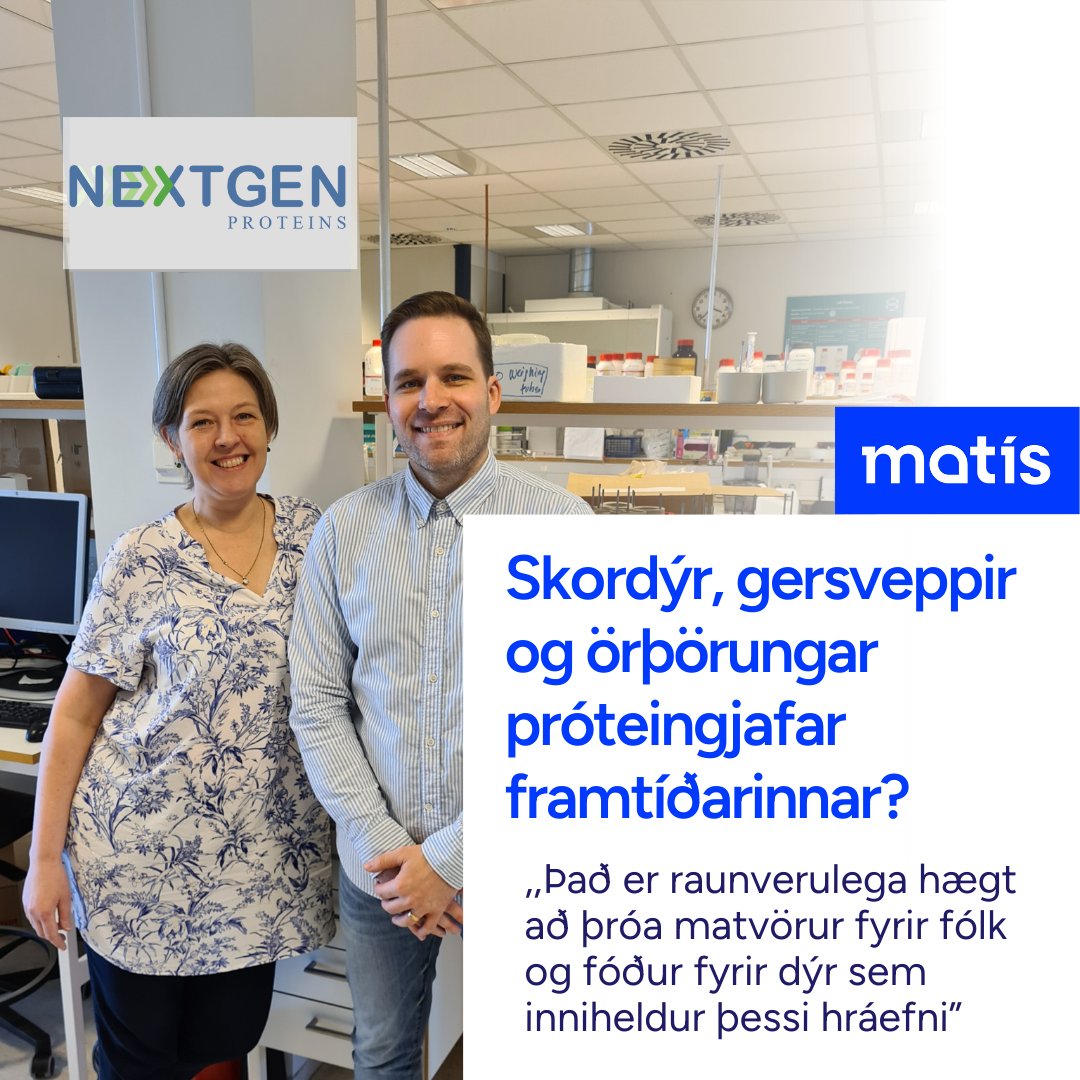 Matís (@matisiceland) on Twitter photo Birgir Örn Smárason hefur undanfarin fjögur ár leitt samstarfsverkefnið <a href="/NextGenProteins/">NextGenProteins</a> þar sem nýprótein hafa verið rannsóknarefnið. Verkefninu er að ljúka og uppskeruhátíð framundan þegar lokaráðstefnan verður haldin 7. & 8. september.
👉Allt um málið: loom.ly/zqi4qvA Birgir Örn Smárason hefur undanfarin fjögur ár leitt samstarfsverkefnið <a href="/NextGenProteins/">NextGenProteins</a> þar sem nýprótein hafa verið rannsóknarefnið. Verkefninu er að ljúka og uppskeruhátíð framundan þegar lokaráðstefnan verður haldin 7. & 8. september.
👉Allt um málið: loom.ly/zqi4qvA
