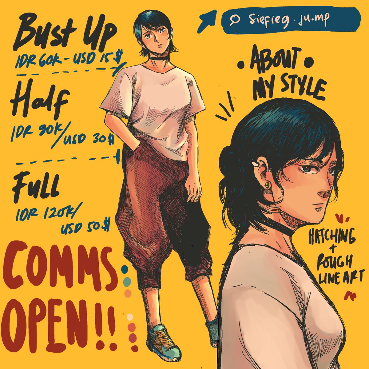 siefieg's tweet photo. [HELP RT please? ]

OPEN COMMISSION❗
Available for local🇮🇩 &amp; international🌐
for more information (slots, how to, timeworks &amp; yes/no) : https://t.co/kkTnx3ZMtl

DM if you interested! Feel free to disscus &amp; ask🙌
#commissionsopen #commissions #commissionart #cmsnart https://t.co/1M2Tyob2FO