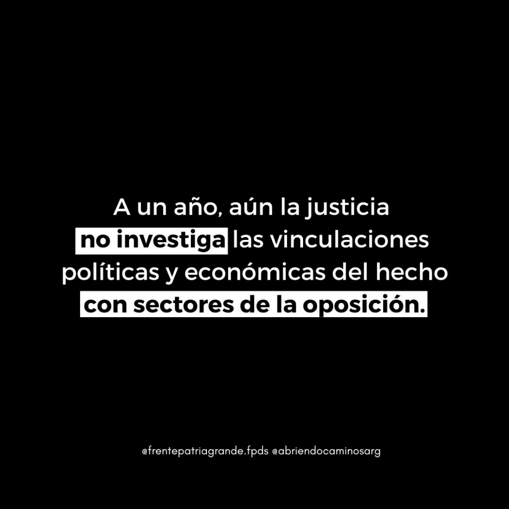 abriendo_ac's tweet photo. 1 año de impunidad

A un año del intento de magnicidio a Cristina Fernández de Kirchner repetimos: NO QUEREMOS ESA ARGENTINA. https://t.co/55hXwv5eWi