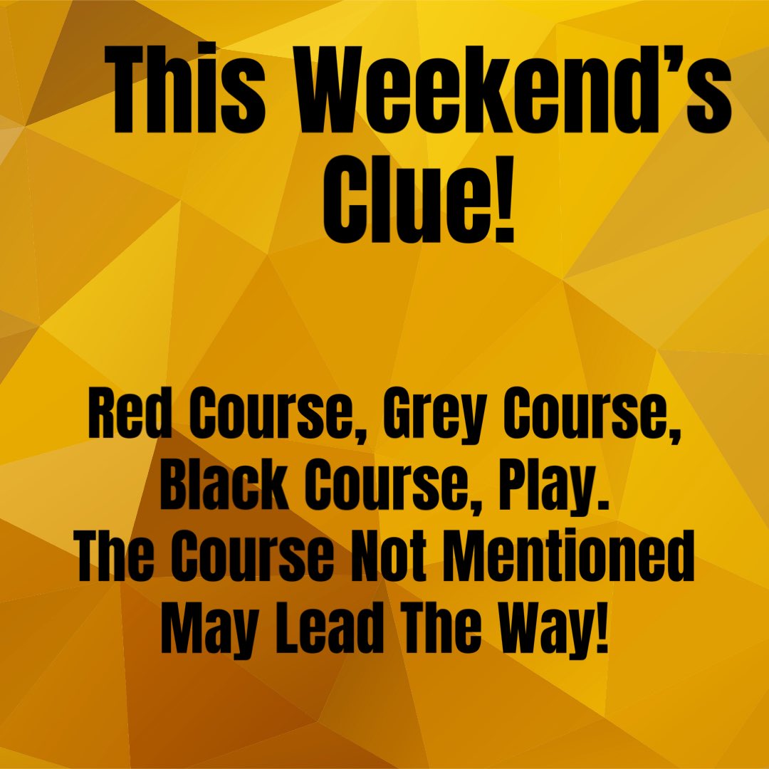 WhiteHawkCC's tweet photo. ✨The Great Golden Golf Game!✨ 

🔍Follow the Clue…Search for the ✨Golden Golf Club✨…Win a Prize!💰

✨🔍✨This Weekend’s Clue✨🔍✨

⭐️Good Luck Golfers!⭐️
 
For complete rules, please visit https://t.co/2GlU6F0HoO. https://t.co/o0Y7oBNFDu