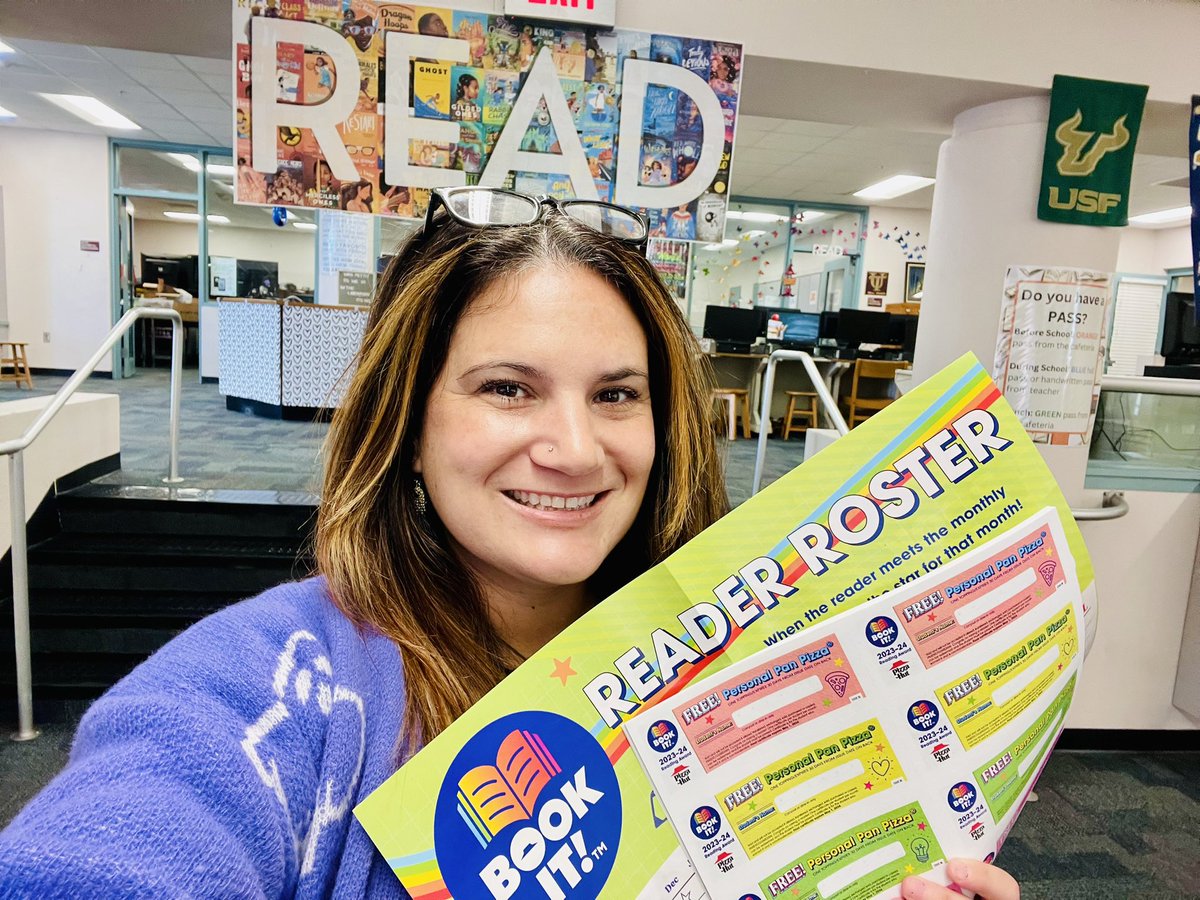 Kat Pettit (@thefestivelibrn) on Twitter photo Did someone say FREE PIZZA?! Book It is coming to 6th grade here at Monroe!!! Stay tuned for deets! 🍕📖 <a href="/HCPSMonroe/">Monroe Middle School</a> @PrincipalJahn <a href="/hubofschool/">HCPS Library Media</a> Did someone say FREE PIZZA?! Book It is coming to 6th grade here at Monroe!!! Stay tuned for deets! 🍕📖 <a href="/HCPSMonroe/">Monroe Middle School</a> @PrincipalJahn <a href="/hubofschool/">HCPS Library Media</a>