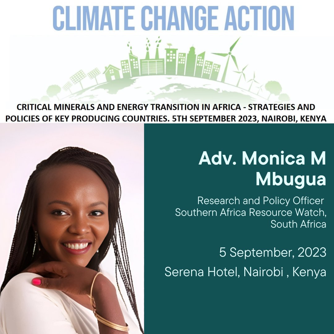 Women Speakers on “Critical Minerals and Energy Transition in Africa - Strategies and Policies of Key Producing Countries” starts Tuesday 5th September 2023. Please  register to participate and follow the discussion: us02web.zoom.us/meeting/regist…