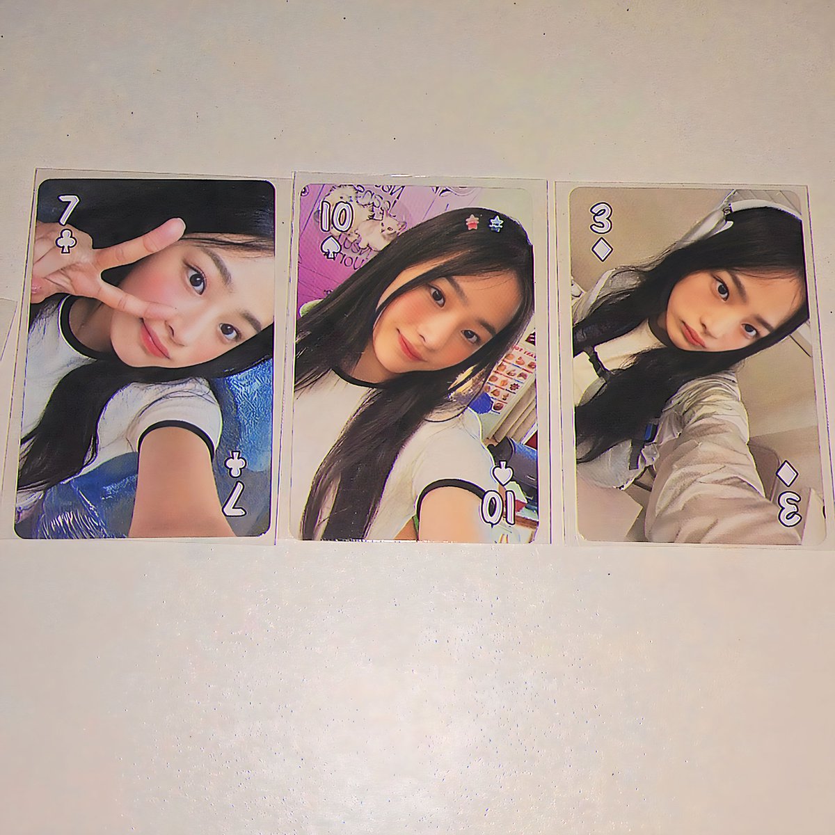 ivylufvy's tweet photo. #ivriemails (❁´◡`❁)

hello ! i received the minji set. the seller was really nice >< i paid 400 for this set, which is super steal price, ang ssparks pa 🥹 it arrived to me quickly &amp; safely, thank uuu so much poo ^ ^

#SKSproofs
@papelpamoreSemp 
@Semp_KShop https://t.co/lIMZiEqqeG