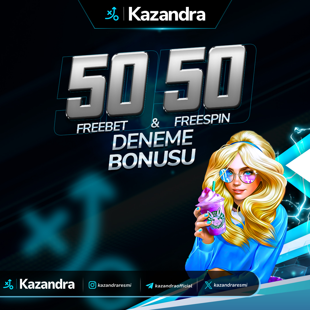 💸 50₺ Almayan Kaldı mı? 

#Kazandra'ya Üye Ol, 50 FreeBet &amp; 50 FreeSpin Deneme Bonusu Al!

☑️ Şimdi Üye Ol: kzn.pw/213015

#kazanmaksakazandra