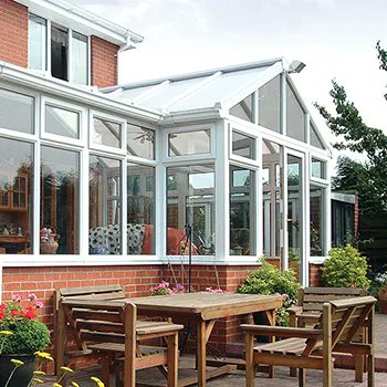 simcowindows's tweet photo. Infuse your home with architectural distinction through our Gable End Conservatory. This commanding design seamlessly combines grandeur with contemporary living, offering a striking addition to your property. The gable end conservatory boasts a distinct vertical design. https://t.co/b6udTfw4tp
