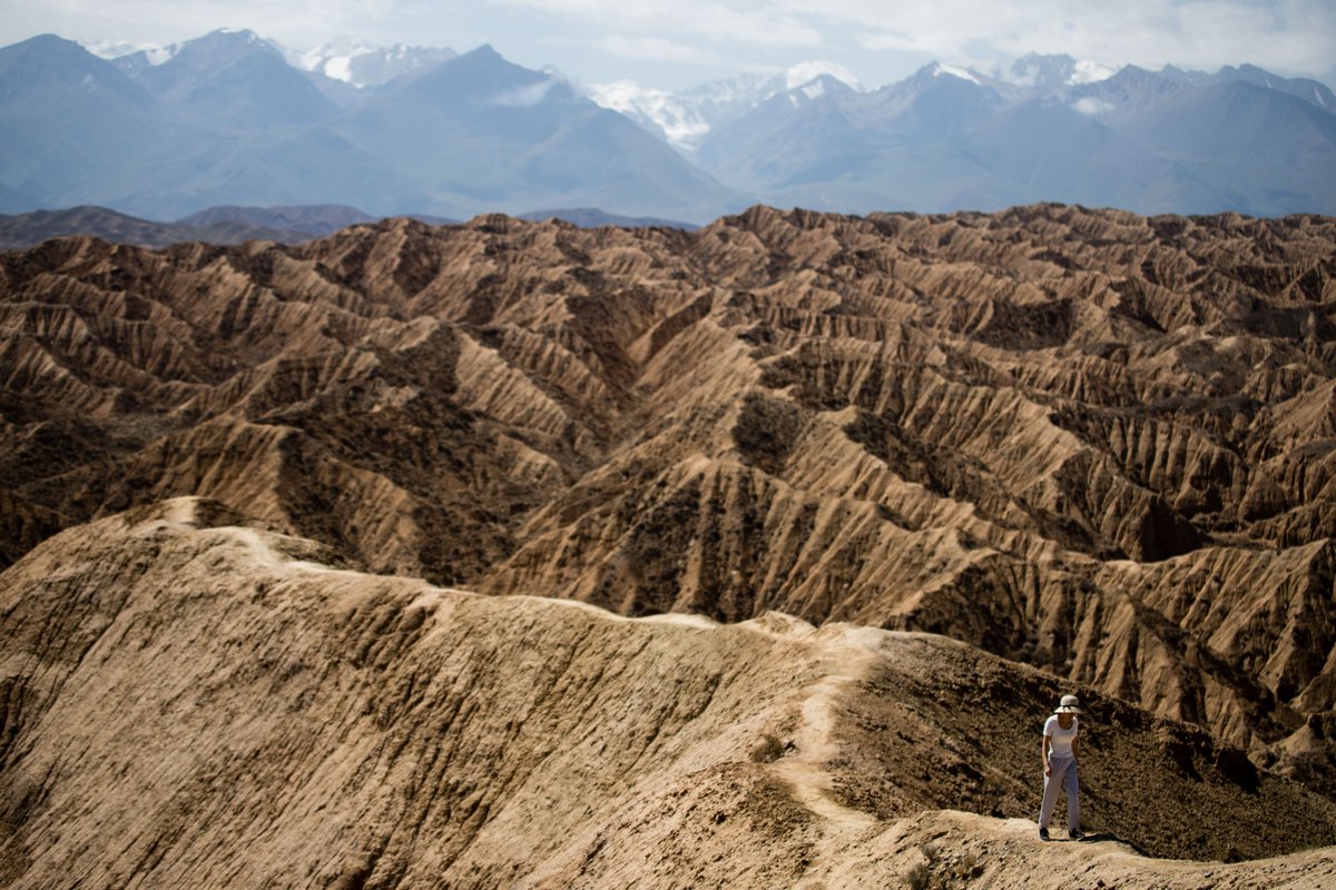 slioy's tweet photo. Of course, what would a trip to the south of #IssykKol be without some quick #hiking around Ak Sai Canyon? #DiscoverKyrgyzstan https://t.co/0laTurIxXL