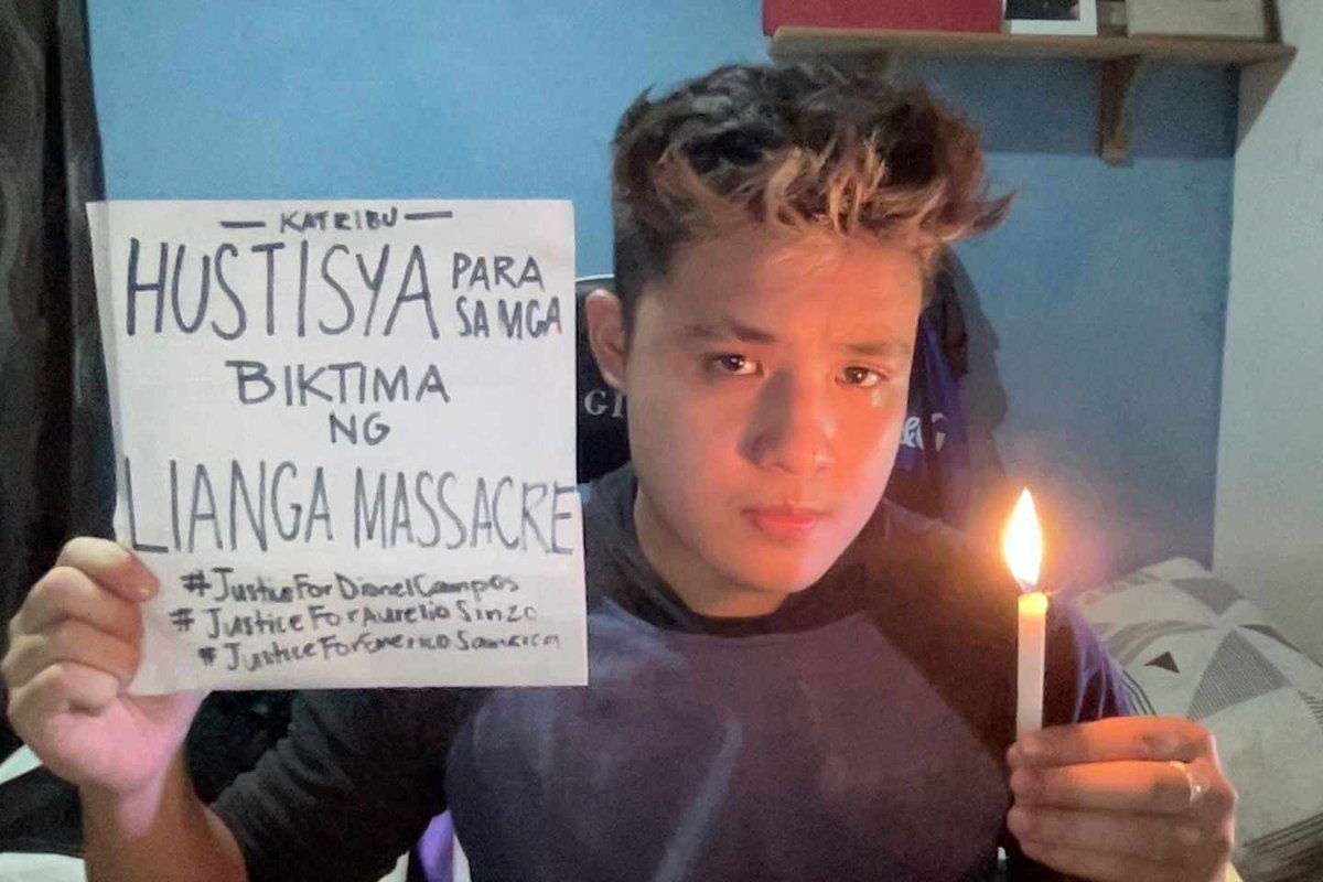 katribu_natl's tweet photo. Noong ika-1 ng Setyembre, taong 2015 ay walang habas na kinitil ang buhay nina Dionel Campos, Datu Juvello Sinzo, at Emerito Samarca sa Diatagon Village, Lianga, Surigao Del Sur. https://t.co/AVOkcO1E1z
