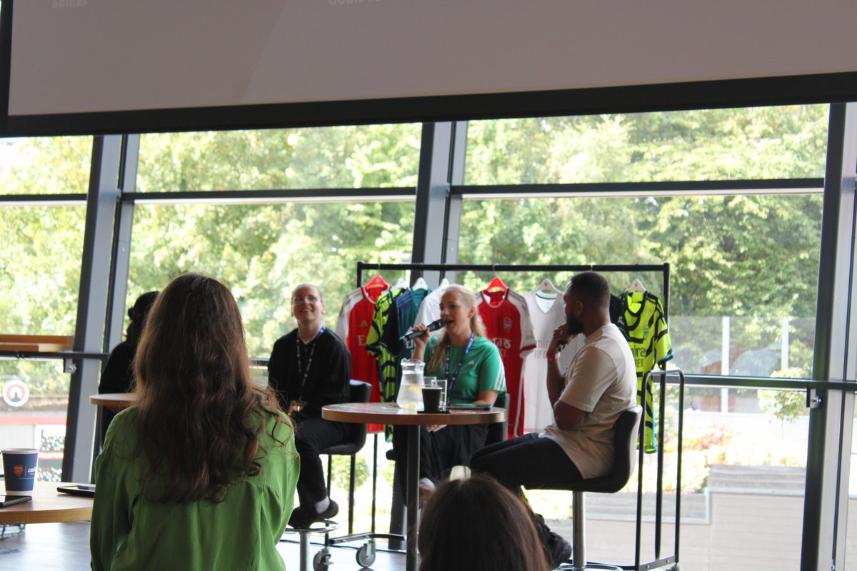 LeadersBiz's tweet photo. Kicking off our afternoon with our trio of speakers, Kimberlee Robertson, @adidas, Leanne Bates, @Goals4girlsuk and @PreetiSporty, @BrentfordFC, discussing the importance of mentorship, role models and what it means to be an Ally today.
#LetsBreakBarriers https://t.co/PrTOYONzT4