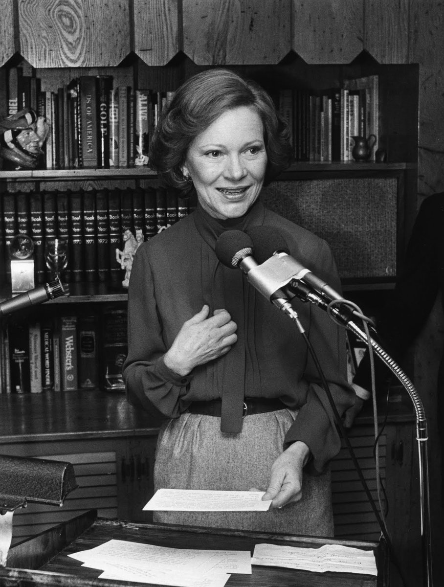 RCICaregiving's tweet photo. As First Lady, Mrs. Carter successfully petitioned the Pentagon to hire more women to serve as White House honor guards and asked to have minority women involved at higher levels in President Carter’s re-election staff. #MrsCarterMakingHistory https://t.co/AvwAyrySFO