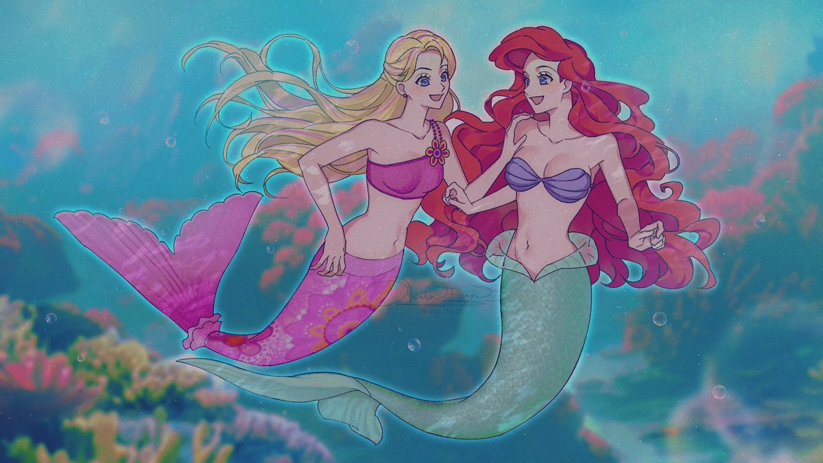 okitafuji's tweet photo. Barbie🧜🏻‍♀️ &amp; Disney🧜🏻‍♀️ https://t.co/r874Rv3Aor