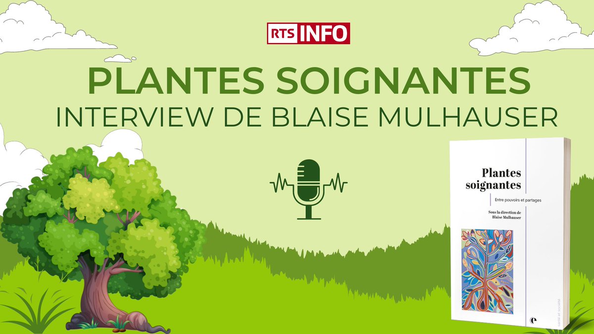 🌿 PLANTES SOIGNANTES | Interview de Blaise Mulhauser Dans son récent ouvrage, Blaise Mulhauser, directeur du Jardin #botanique de Neuchâtel, nous invite à découvrir le monde fascinant des #plantes médicinales. Interview. ⤵️ ❤️ Merci @RTSinfo 👉🏻 bit.ly/RTS-Plantes-so…