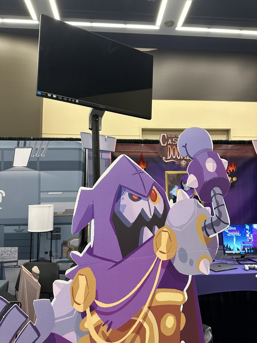 Grumpyface's tweet photo. It’s time to conquer #PAXWest2023! Come say hi to #GrumpyfaceStudios and play the new #CastleDoombad at Booth 658! 🏰💀🙌 https://t.co/pbXDJBlIGj