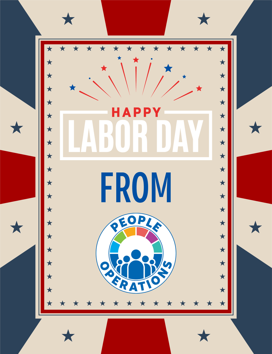 PeopleOps1's tweet photo. Wishing our hardworking team a Happy Labor Day Weekend! Your dedication &amp; effort are the foundation of our success. Enjoy a well-deserved break this weekend with family &amp; friends! 🎉💼👏 #PeopleOpsATT #LaborDay2023 #LifeAtATT https://t.co/oSB6mAEYp1