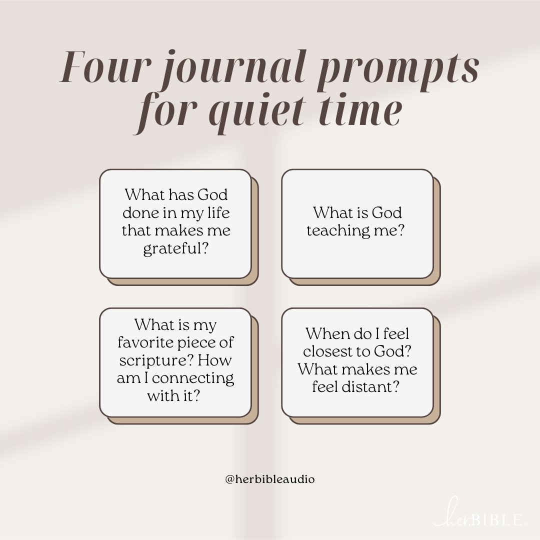 herbibleaudio's tweet image. God loves spending time with you! We pray you will enjoy connecting with the Lord personally and grow in your desire to spend time with Him.

Find us on:
IG: @herbibleaudio
FB: her.BIBLE
App Store/Google Play

#septembergoals #journalinspiration #journalprompt