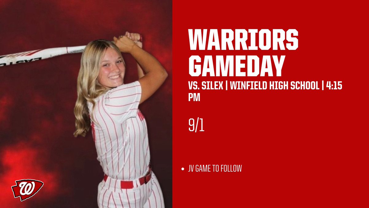WHSWarrior_SB's tweet photo. Back again to defend the diamond against Silex! First pitch @ 4:15! 🥎
#DefendTheDiamond #WarriorNation https://t.co/VJhTGJviNn