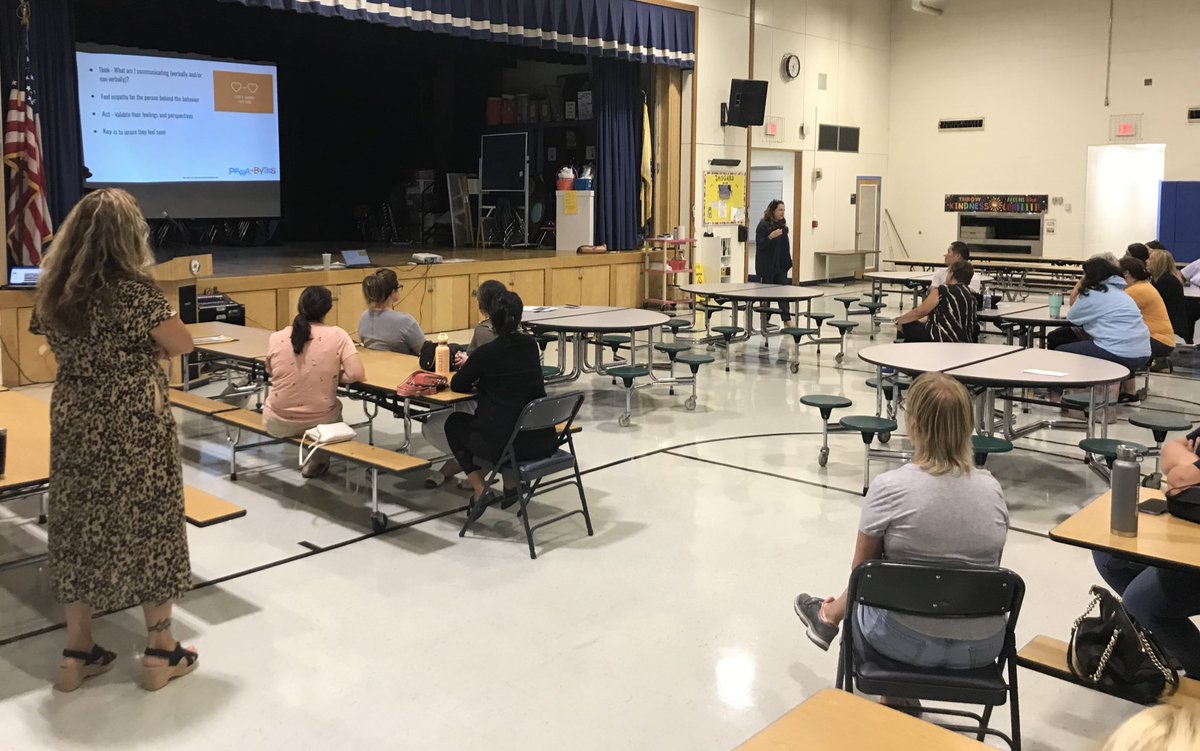 District wide in-service yesterday included discussion &amp; training for teachers &amp; staff on topics from what’s new in STEM, Humanities &amp; other subjects, to differentiation in action, Health &amp; Safety review w/our nurses, &amp; more. Ready for Day 1! <a href="/EveshamSchool/">Evesham Township School District</a>