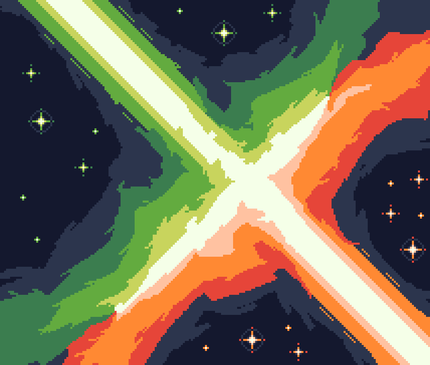 felirovich's tweet photo. #pixelart
Cosmic conflict https://t.co/kodc9jY2s1