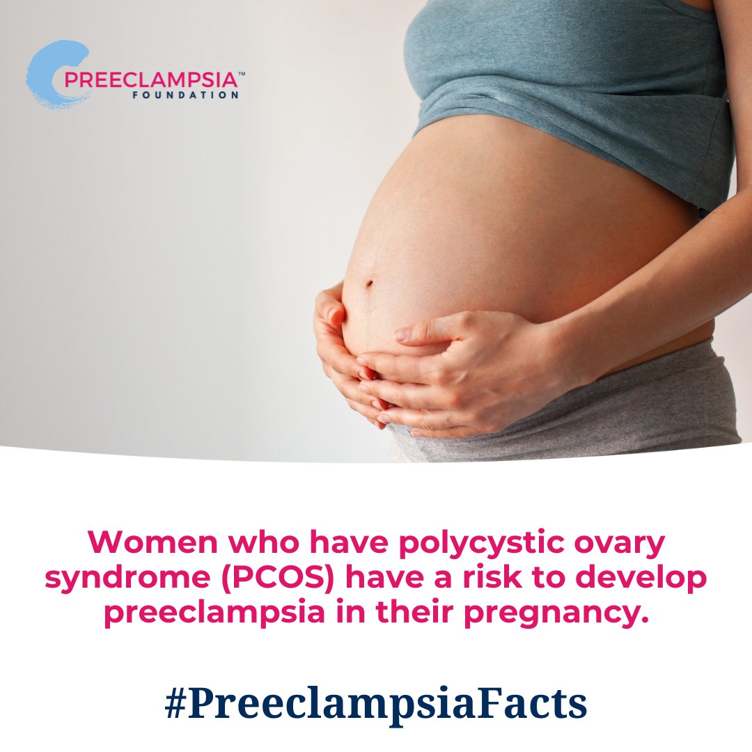 September is #PCOSAwarenessMonth. Women who have polycystic ovary syndrome (#PCOS) have a risk to develop preeclampsia in their pregnancy. Learn more about the risk factors for #preeclampsia here: preeclampsia.org/faqs