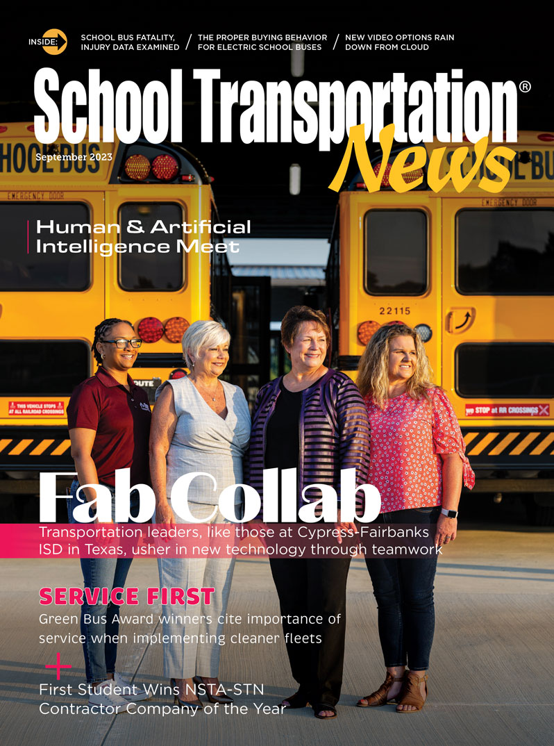 🚌 In this month's issue, hear from successful #districts &amp; award winners on collaboration, #training, customer service and research necessary for implementing new #AI technology and #green fleet rollouts.

Read the full issue ➡️ stnonline.com/go/sept23