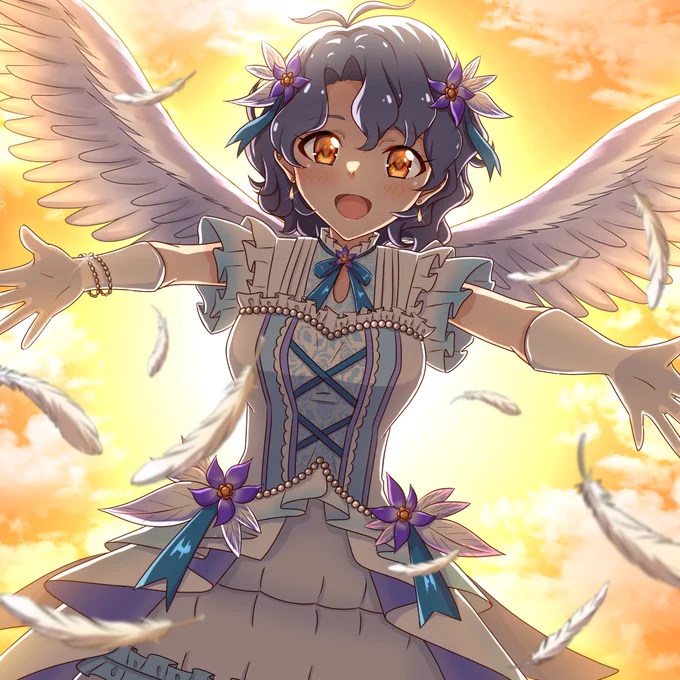 風花さん誕生日おめでとう祈りの羽根、良いよね…#豊川風花生誕祭2023#豊川風花誕生祭2023 