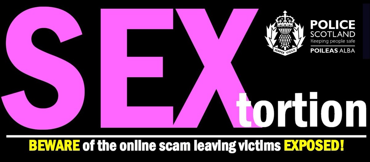 Police Scotland Safer Communities (@pssafercomms) on Twitter photo SEXTORTION: 
It is essential to understand that everything you share online—private pictures, videos, text messages, or posts—can be re-shared and publicised. After you send something, there is no way to control where it goes. 
ow.ly/BrCa50PEhNw SEXTORTION: 
It is essential to understand that everything you share online—private pictures, videos, text messages, or posts—can be re-shared and publicised. After you send something, there is no way to control where it goes. 
ow.ly/BrCa50PEhNw