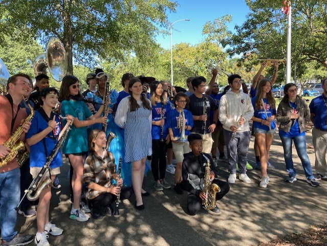 We would like to thank the AMAZING Wake Forest High School Pep band for traveling over and providing the music for our character parade. You entertained and inspired little minds today. We appreciate you!