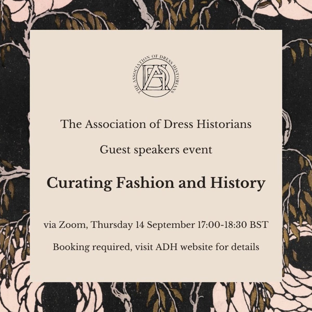 ✨Please share✨

Join us next month for an exciting one-off online event, where we will be joined by three leading UK curators to discuss their 2023 fashion exhibitions and related publications!

Go to @DressHistorians website to learn more! 

#dresshistory #textiles #curation