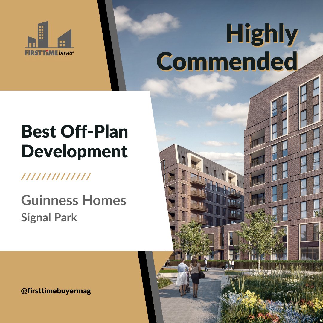 🏆 We’re thrilled to announce that @HigginsHomesPLC won the award for Best Off-Plan Development with The Garratt Collection! Their commitment to excellence have truly set them apart. Congratulations to @GuinnessHomes for achieving Highly Commended for Signal Park. #FTBAwards