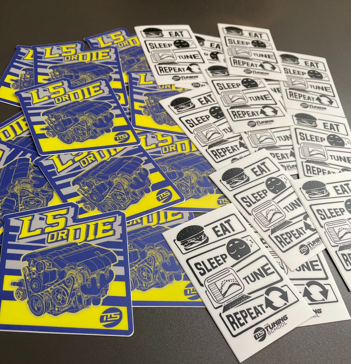 Stickers, stickers, and more stickers!
Stop by our booth at LS Fest or Thursday Night LS Invasion at the Corvette Museum and pick up our newest stickers for your laptop/tool chest/water bottle/tattoo inspiration...etc.