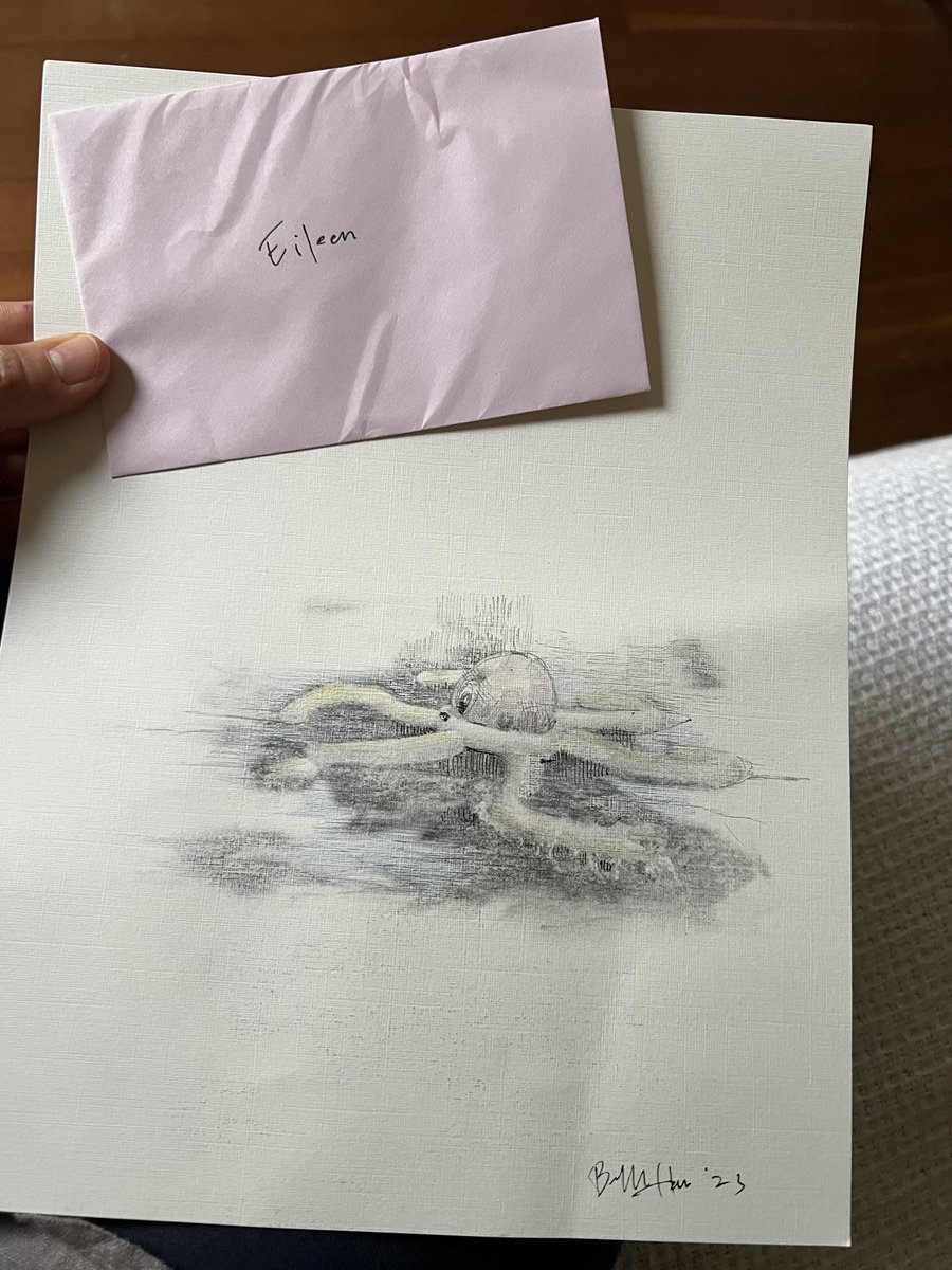 EileenTomarchio's tweet photo. So touched to receive this amazing original art by @be_hahn, which will pair with my prose poem in the inaugural issue of @EtteReview. Beth and @noramaynard have created something really special. Launches 9/23 (subs open same day)! ☺️❤️🐙 https://t.co/QEtYuSSd26