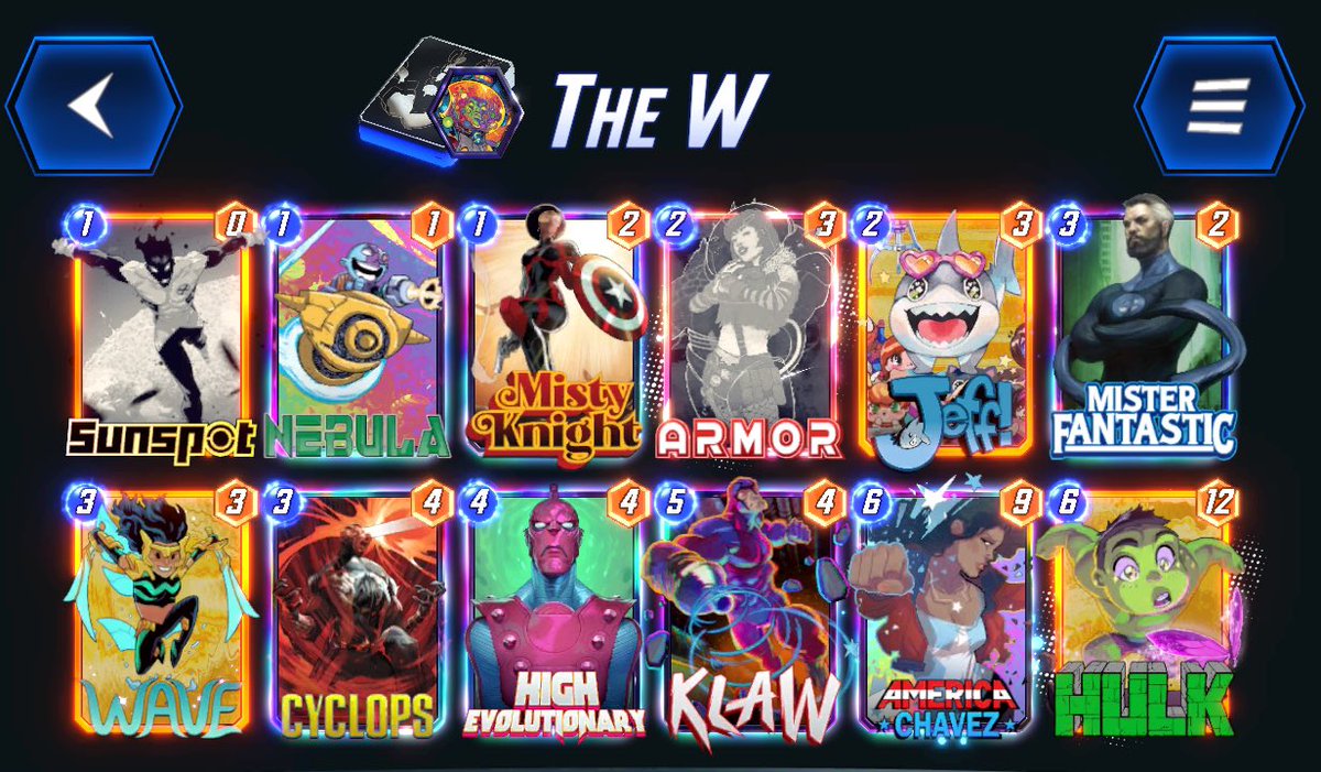 SuperTechGod's tweet photo. Something cool happened last night on stream. We got our 2nd Infinite Border ever and this time for my favorite card the #Infinaut! Shout out to @W_MarvelSnap for showcasing this amazing card list at #Snapcon23 because wow! Wave is the TRUTH! #MarvelSnap #AnotherOne for W 😎 https://t.co/MofYMBGcAC