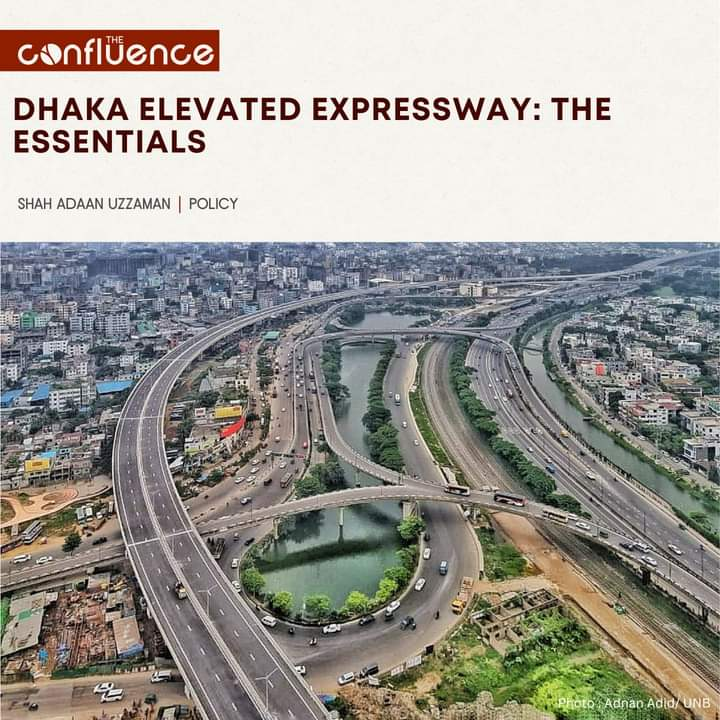 albd1971's tweet photo. The Dhaka Elevated Expressway will commence at Hazrat Shahjalal International Airport and end at Dhaka-Chittagong highway near Kutubkhali, after the completion of the entire project. The elevated expressway is 46.73 km long including the 19.73 km long main flyover (Elevated 4 Lane Dual Carriageways), 31 km ramps and elevated links. In addition to the main four-lane dual carriageway and 2 suspended termini at its ends, the expressway is equipped with 5 interchanges, 2 elevated links, 31 entry and exit ramps (consisting of 15 on-ramps and 16 off-ramps) with a total length of 27 kilometers (1-Lane Carriageway), a set of 8 toll plazas and 43 Toll Booths. The expressway’s maximum traffic speed limit will be 60 km per hour.
🌐https://t.co/qvBrxlpp2b
@ConfluenceBD
#ElevatedExpressWay #FasterDhaka_BetterDhaka #Transport #Bangladesh #SheikhHasina #MegaProject