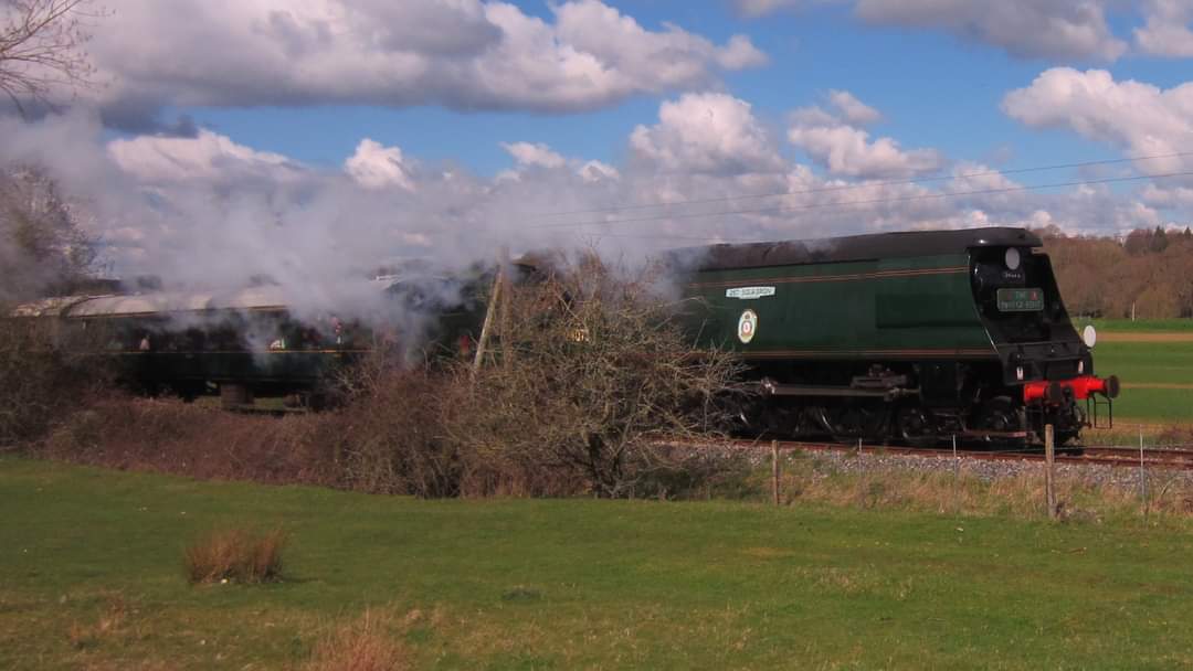 grant_sansom's tweet photo. Battle of Britain Oliver Bulleid Squadron 257 K&amp;ESR @KentRailway @KandESRailway #KentandEastSussexRailway https://t.co/dwsuUKdXTD