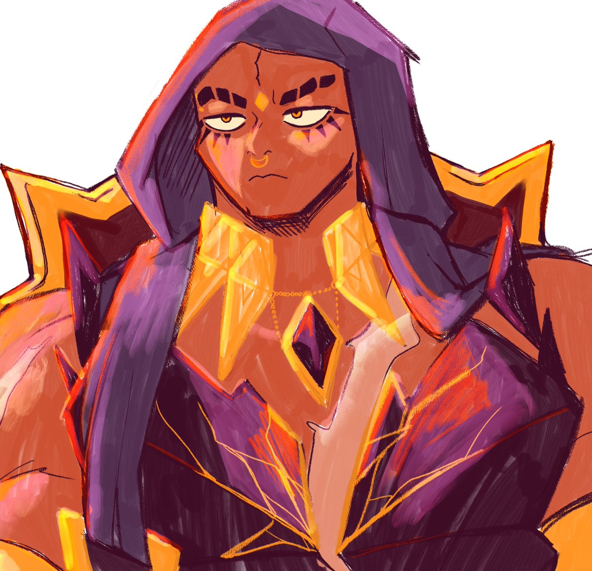 meltedkitkvt's tweet photo. AAAHHH~! 😭💜🧡 I finally decided to make my oc! Using the template as a reference Made by @cparrisart 🌺✨. 
#tmntoc #originalcharacter https://t.co/aZRspiiFv4