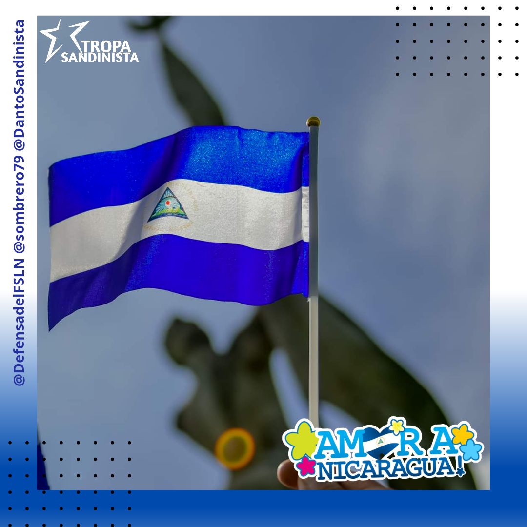 En #PatriaBenditayLibre con #AmoraNicaragua
#TropaSandinista
#EnDefensaDelFSLN