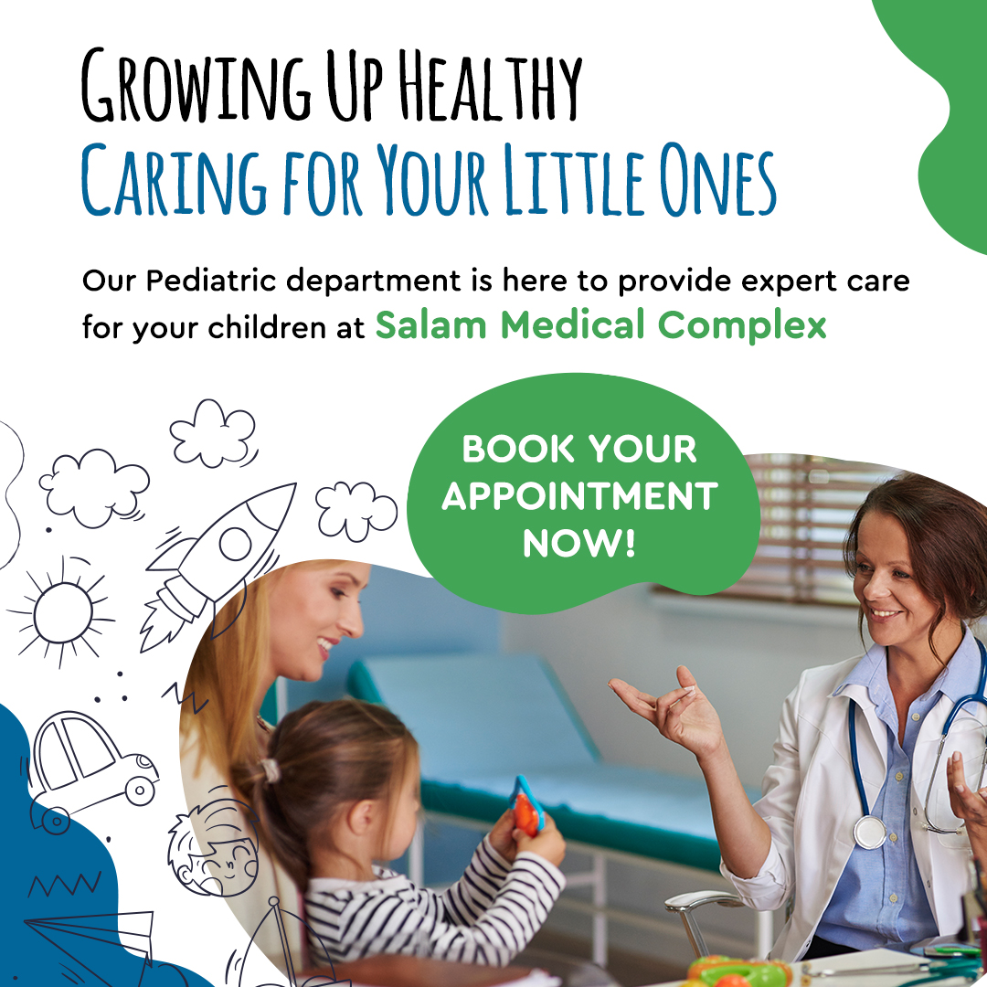ComplexSalam's tweet photo. Healthy Kids, Happy Families! 👧
Book Your Appointment:
☎️042-35886000

#ChildHealth #PediatricCare #HealthyKids #KidsHealth #ChildrensHospital #FamilyHealth #HappyKids #ExpertCare #Parenthood #SalamMedicalComplex #ChildhoodWellness #ParentingJourney #salammedicacomplex https://t.co/eCGo7PdV3X