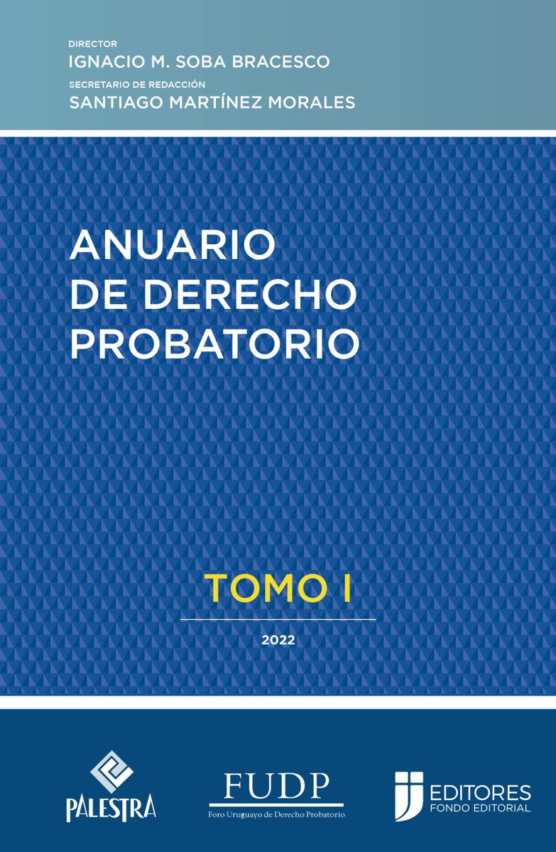 FProbatorio's tweet photo. 🔴🔥El Anuario de Derecho Probatorio ya está en preventa! 

Lo pueden reservar y adquirir a través de @PalestraEditors: https://t.co/0Z7Mg3wZZk https://t.co/07kpZ8j5Ka