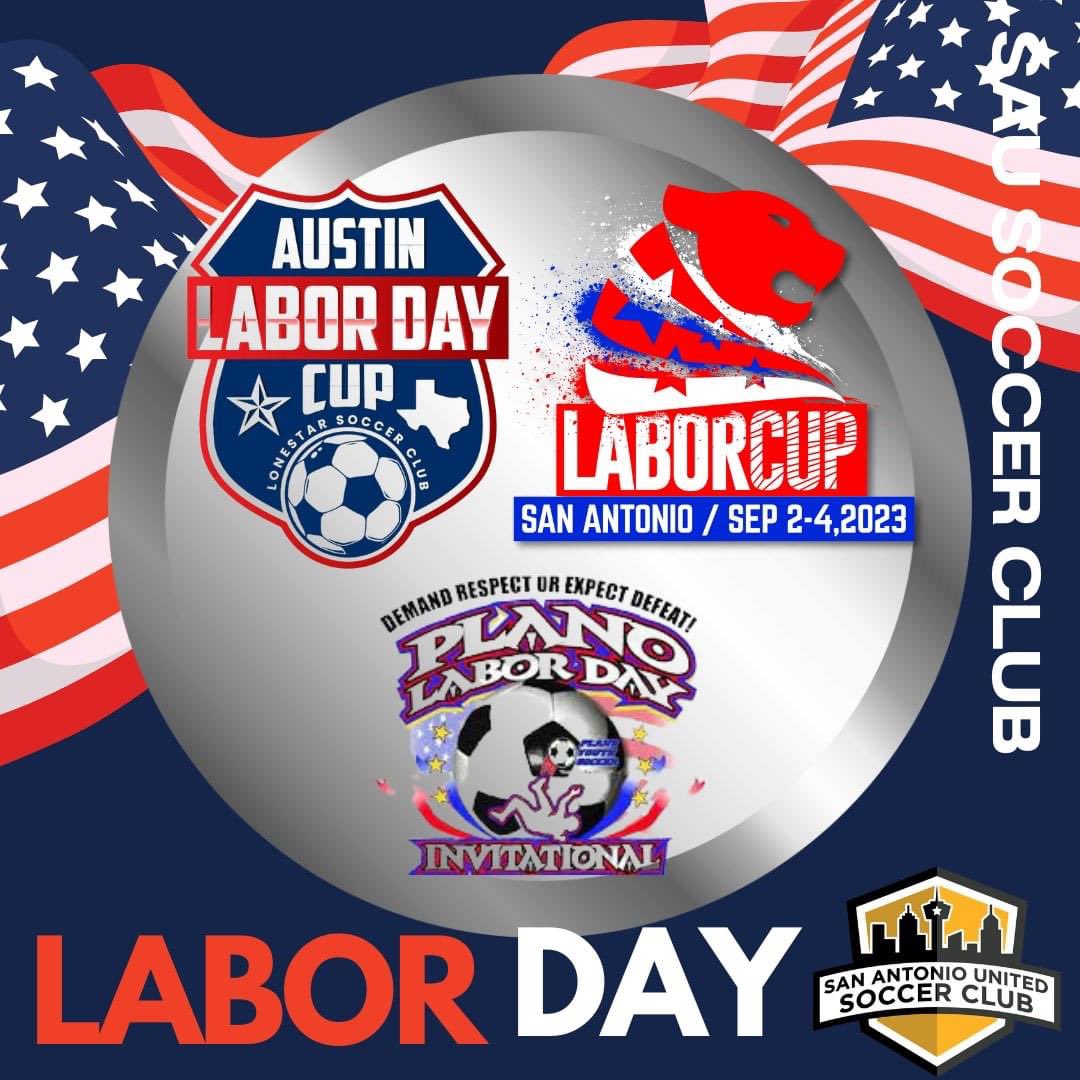 Wishing you all a Happy Labor Day weekend. Enjoy time with your family and friends! 🎉🎉🎉

For some of our teams it’s business as usual. Good luck to those teams, players and parents competing in events across Texas! 👊💪