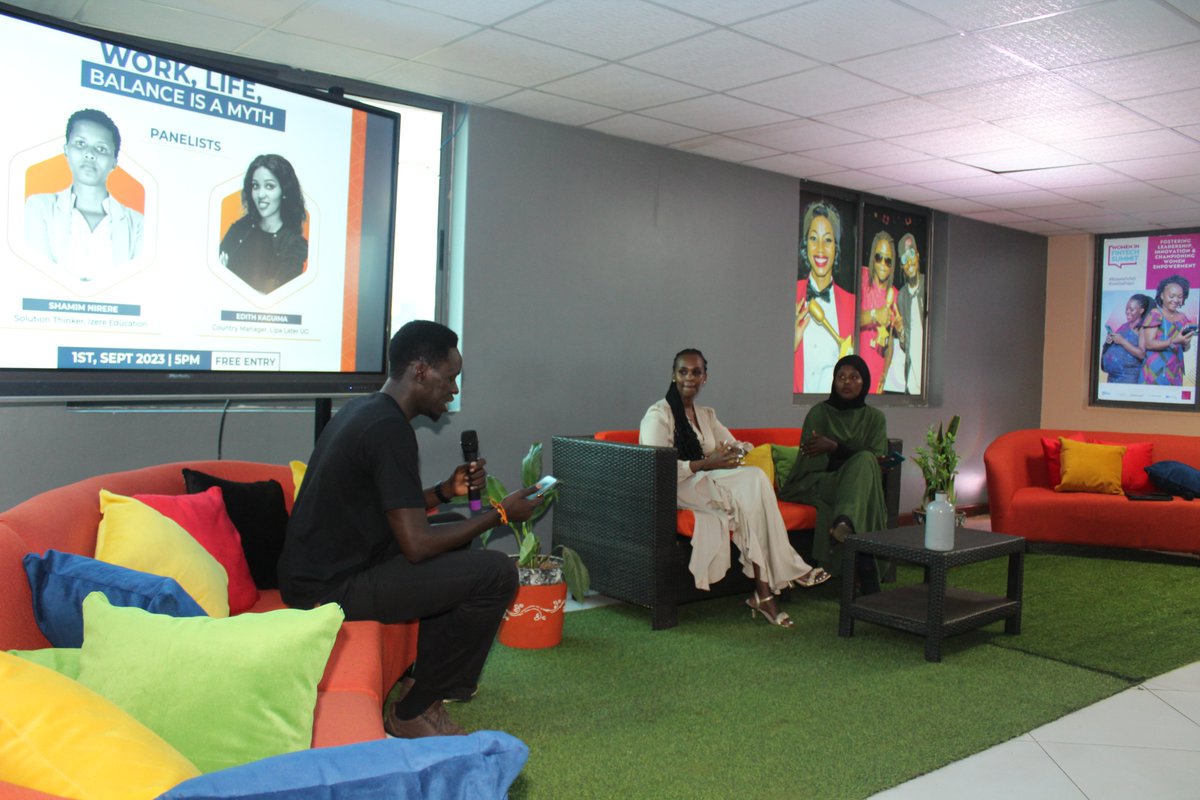 #tgif 🎉 Exciting Friday at <a href="/hivecolab/">Hive Colab</a>! Thrilled to welcome Guest Speaker @edith_keisha of <a href="/LipaLaterUG/">Lipa Later Uganda</a>  who is enlightening us on "Work-Life Balance." 🌟
#WorkLifeBalance