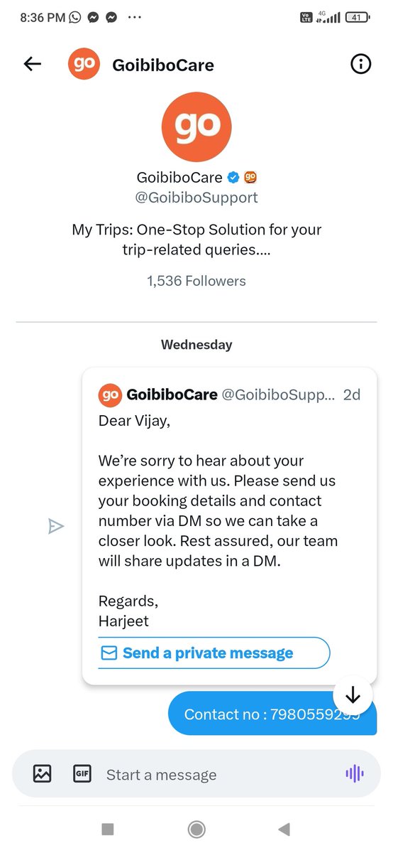 Vijayccu's tweet photo. @sanjaybhasin05 
Need your urgent help in our upcoming travel as call centre is unable to help https://t.co/MSCPbRylfn