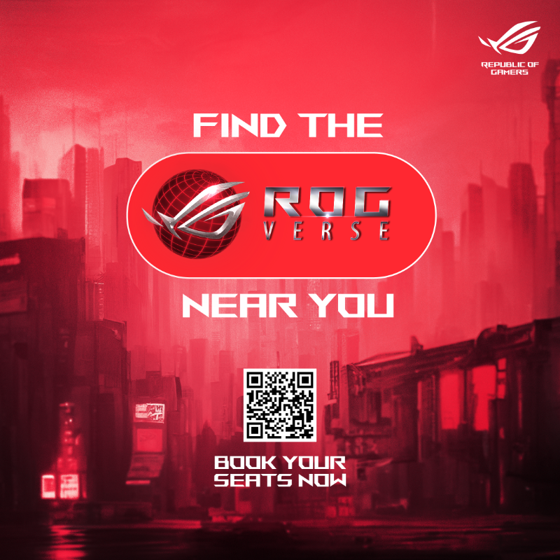 ASUS_ROG_IN's tweet photo. If you've spotted the ROGverse closest to you and if you are the ultimate gamer, come experience true gaming!
Book Your Seats Now!!!
#ROGIndia #GamingZone #ROGVerse #FreedomToGame #ROG #ROGExclusiveStore
