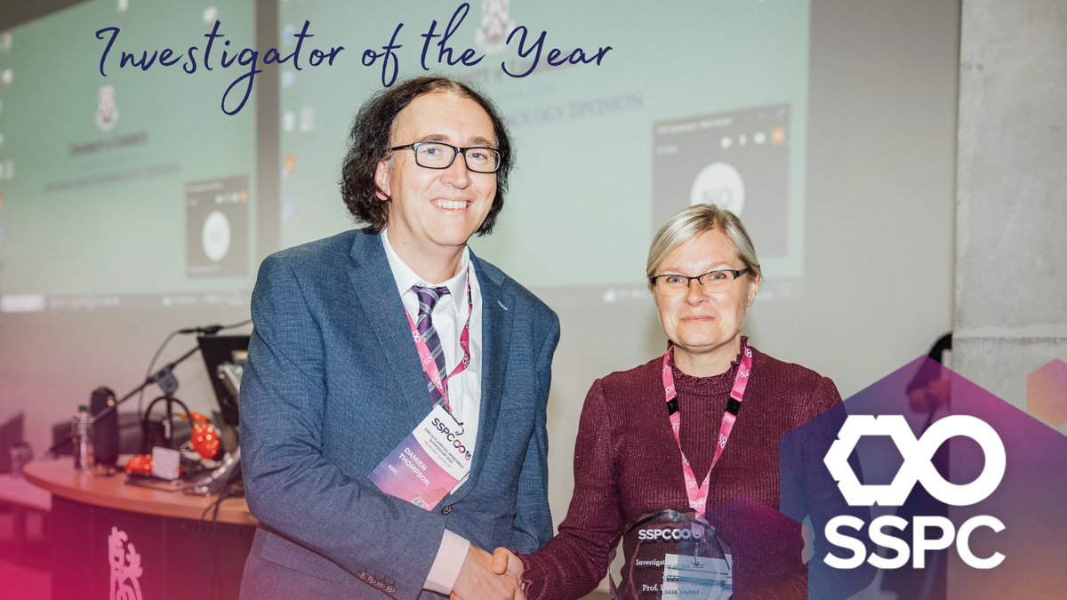 Our yearly awards ceremony was held to celebrate individuals who have made major contributions & shown exceptional dedication in their respective fields. Congrats to SSPC Investigator of the Year, Prof. Lidia Tajber @tcddublin ▶sspc.ie/prof-lidia-taj… @scienceirel