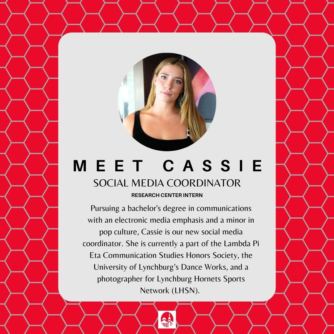 ResearchWithUL's tweet photo. Meet Cassandra (Cassie) Latyak ‘24 is pursuing a bachelor's degree in communications with an electronic media emphasis and a minor in pop culture. Her role as an intern at the Research Center is the Center’s social media and communications director. https://t.co/u1gG79vk7N