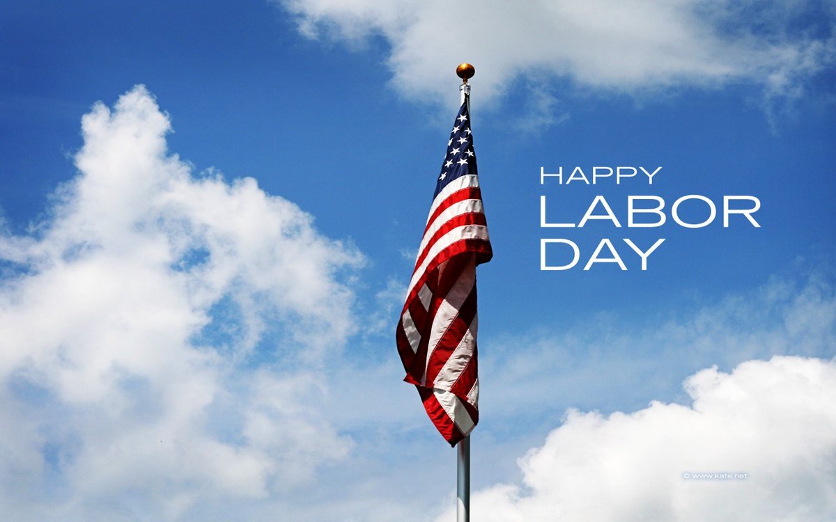 Today we celebrate the social and economic achievements of workers throughout America! Happy Labor Day!