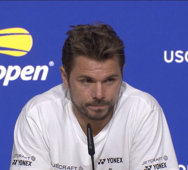 Stan Wawrinka says ‘we are lucky to be tennis players’:

“The emotion I get from tennis like today playing on Court 17 full of people, playing a top 30 player, &amp; still winning is something special. I know the day that I stop, I won’t find those emotions anywhere. I’m enjoying